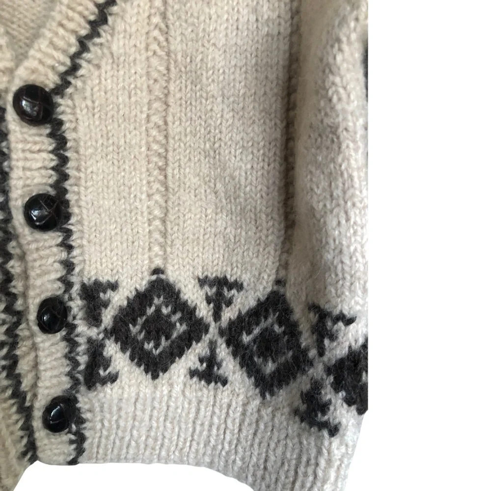 Cozy Toddler Tan/Brown Knit Cardigan 18M